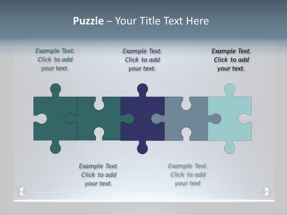 Simplicity Iron Fastening PowerPoint Template