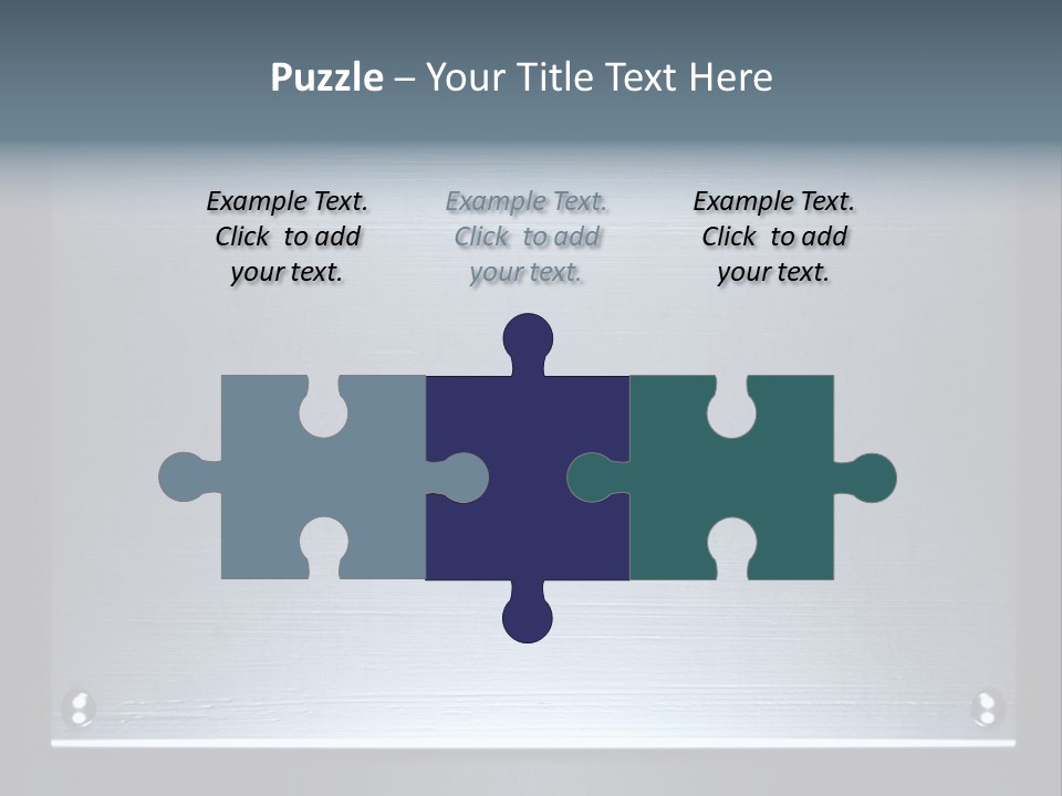 Simplicity Iron Fastening PowerPoint Template