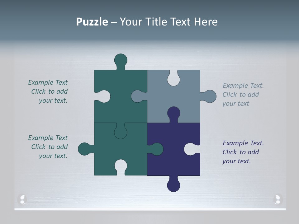 Simplicity Iron Fastening PowerPoint Template