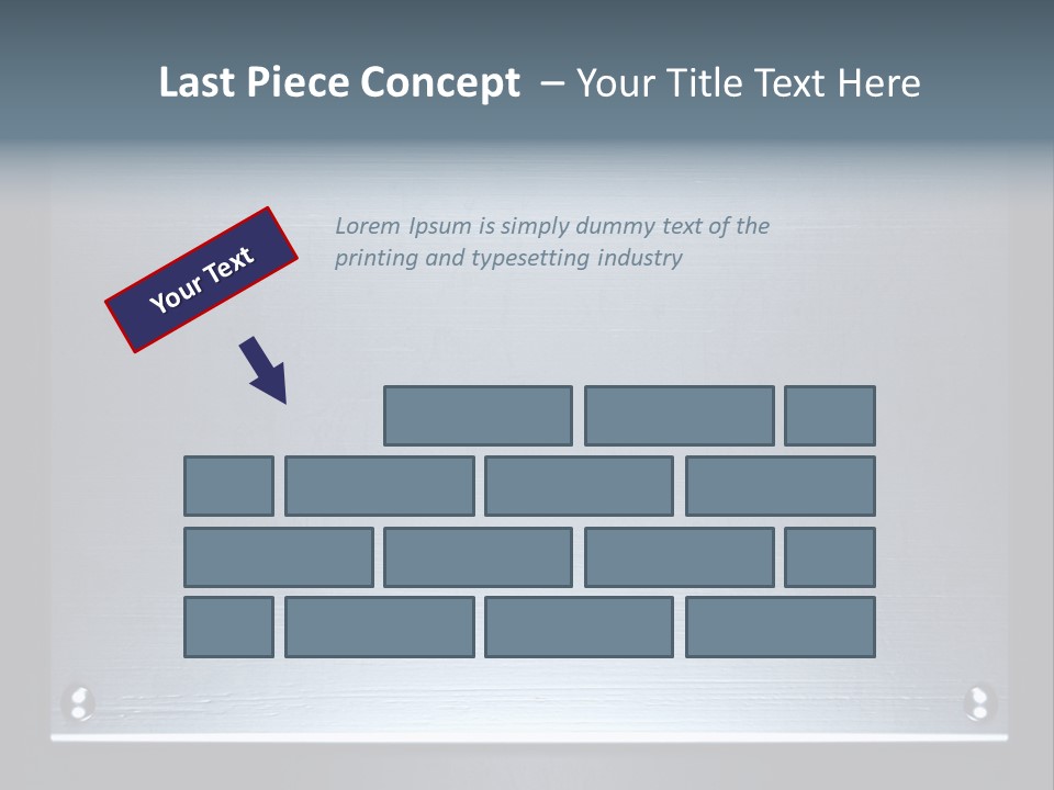 Simplicity Iron Fastening PowerPoint Template