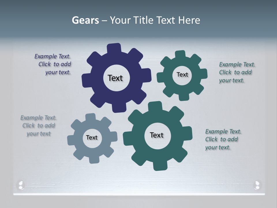 Simplicity Iron Fastening PowerPoint Template