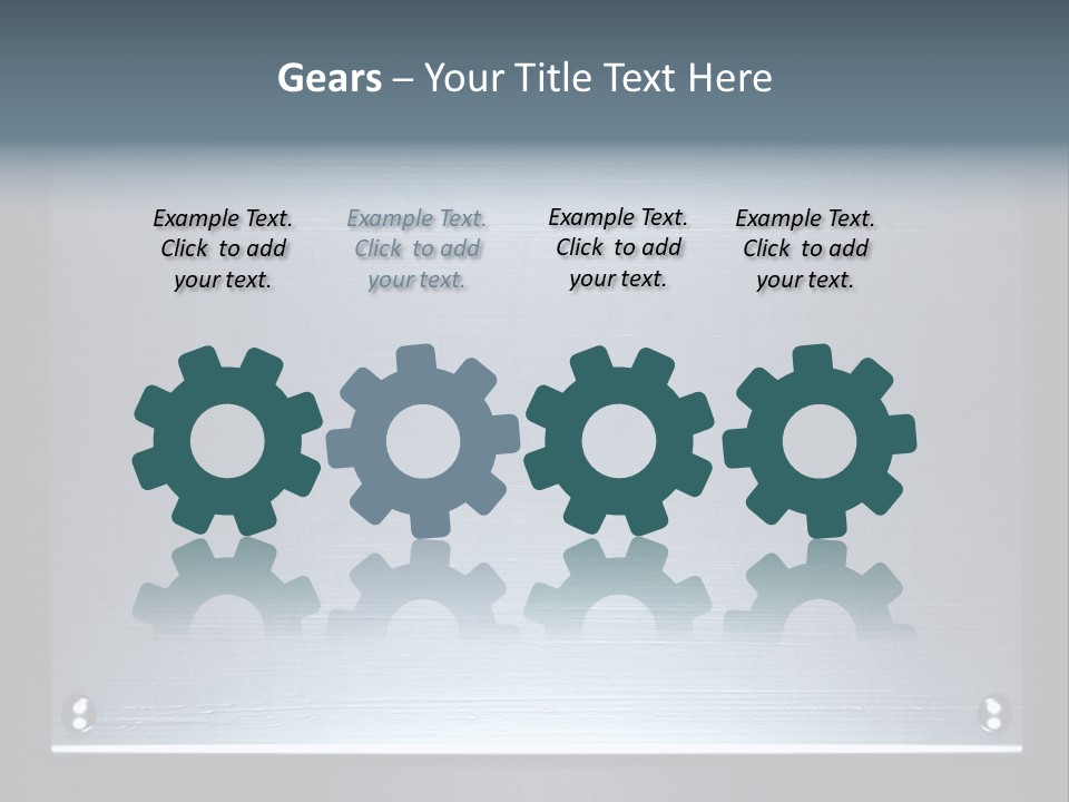 Simplicity Iron Fastening PowerPoint Template