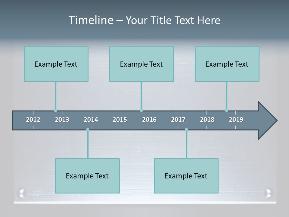Simplicity Iron Fastening PowerPoint Template