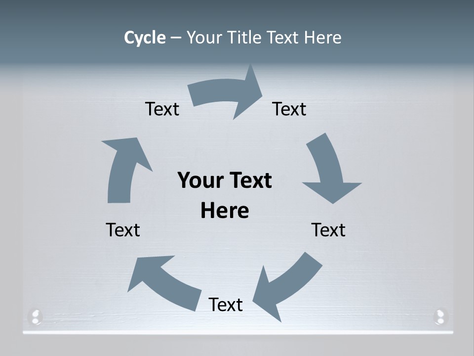 Simplicity Iron Fastening PowerPoint Template