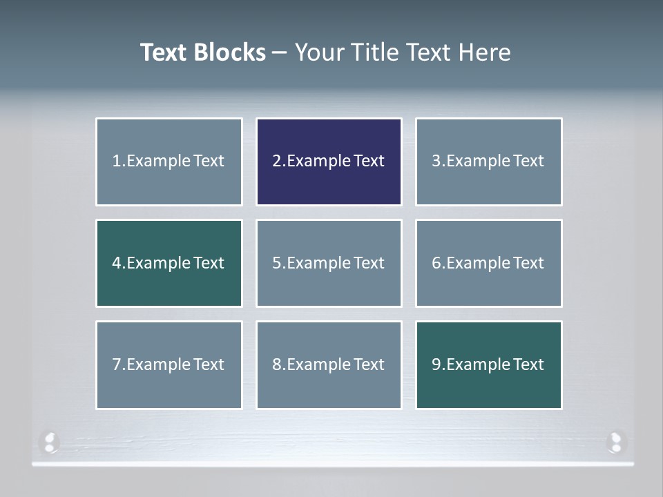 Simplicity Iron Fastening PowerPoint Template