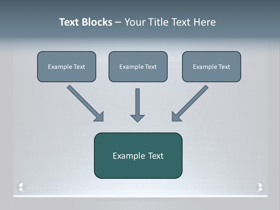 Simplicity Iron Fastening PowerPoint Template