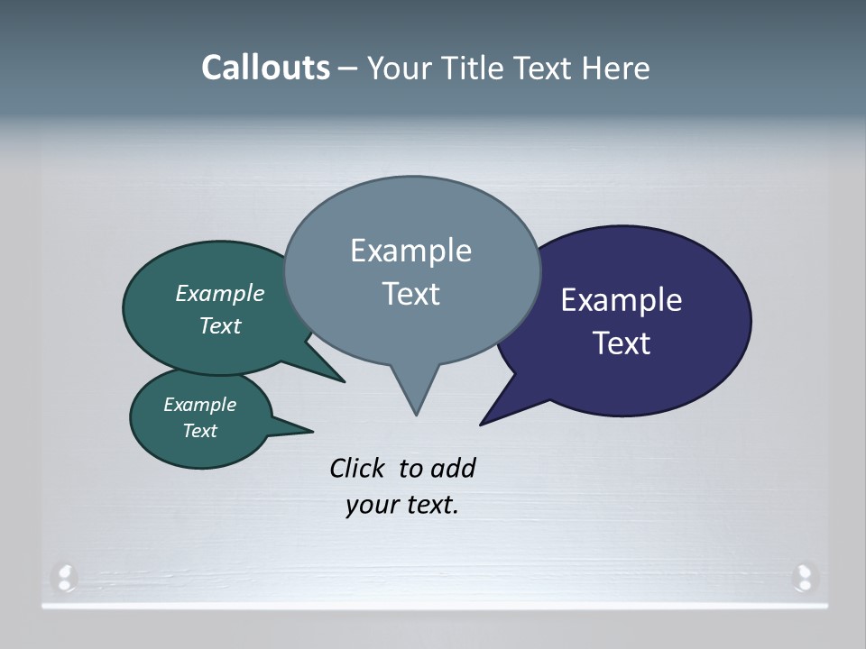 Simplicity Iron Fastening PowerPoint Template