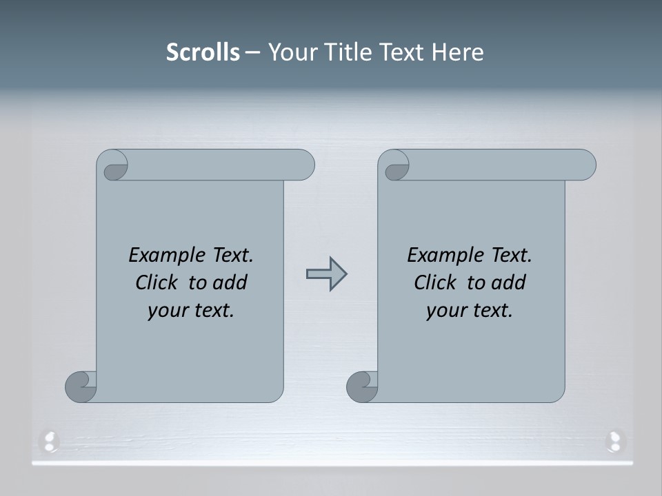Simplicity Iron Fastening PowerPoint Template