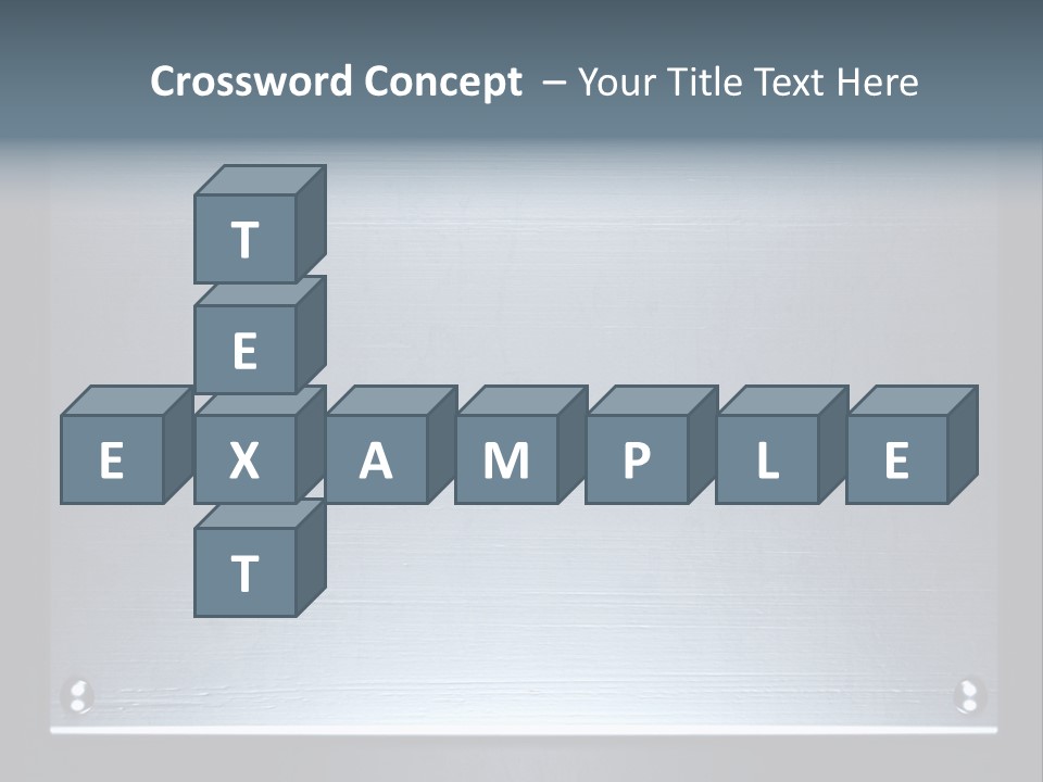 Simplicity Iron Fastening PowerPoint Template