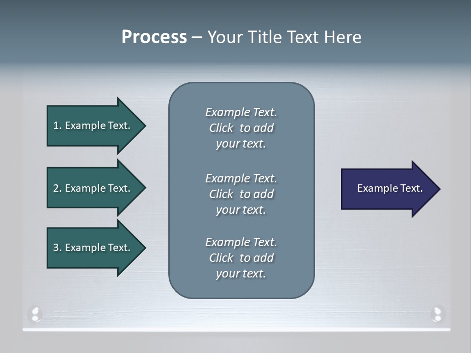 Simplicity Iron Fastening PowerPoint Template