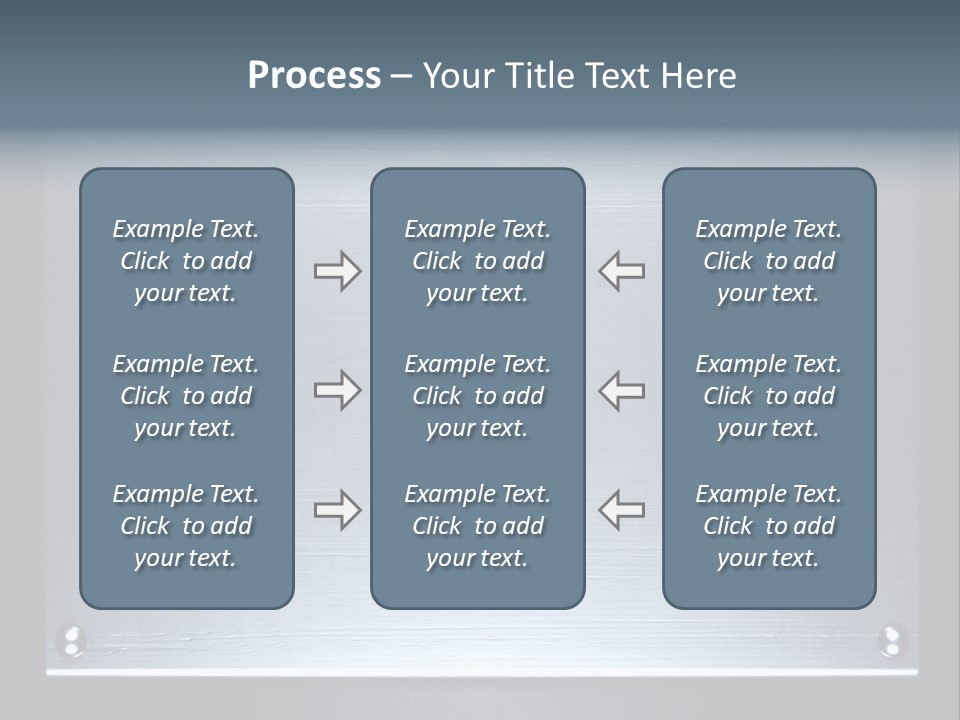 Simplicity Iron Fastening PowerPoint Template