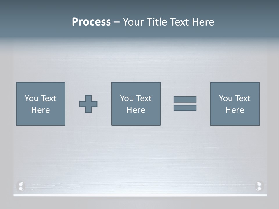 Simplicity Iron Fastening PowerPoint Template