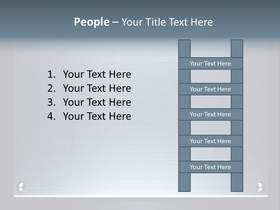 Simplicity Iron Fastening PowerPoint Template