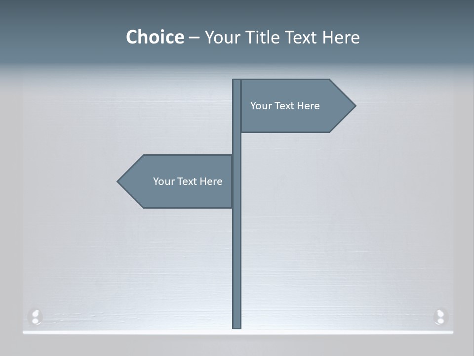 Simplicity Iron Fastening PowerPoint Template