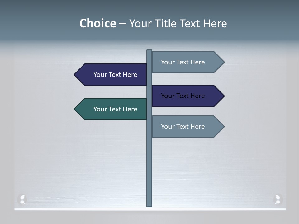 Simplicity Iron Fastening PowerPoint Template