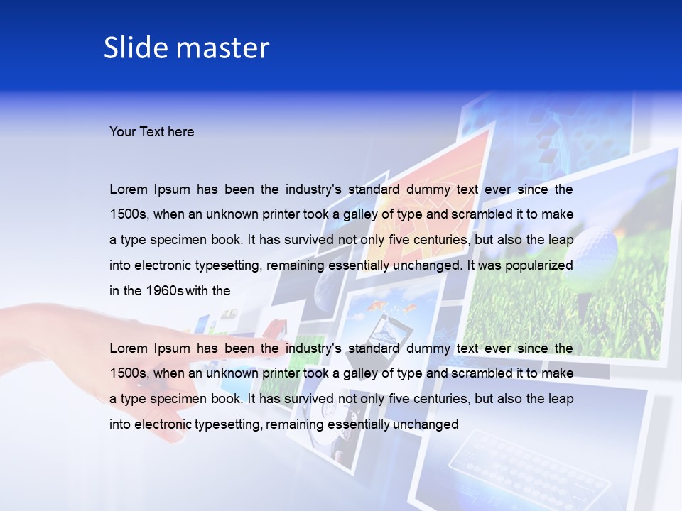 Flat Widescreen Show PowerPoint Template