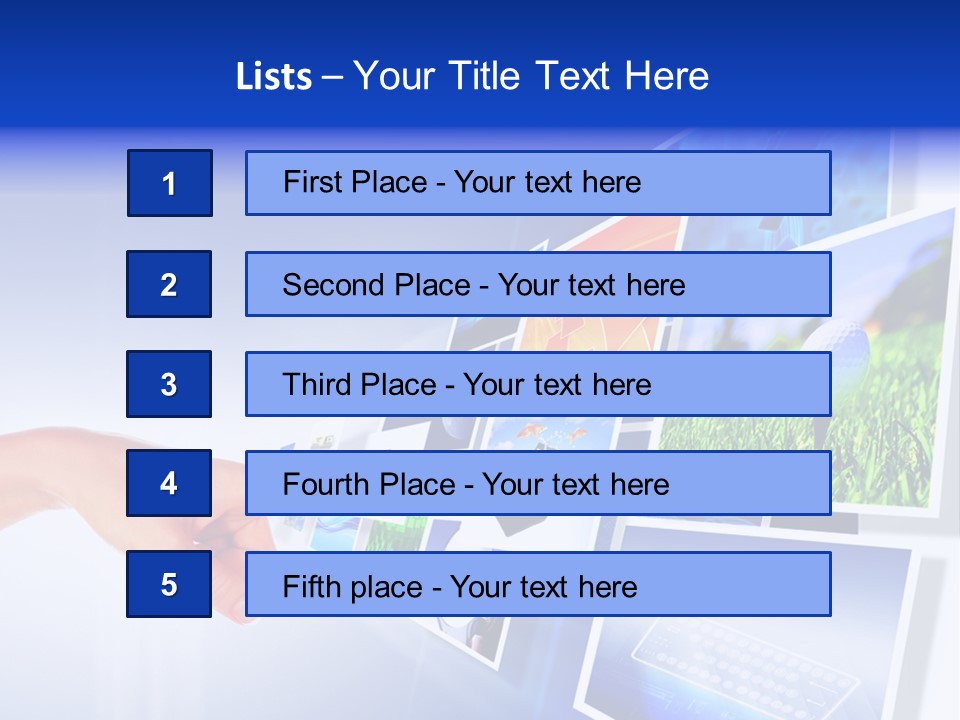 Flat Widescreen Show PowerPoint Template