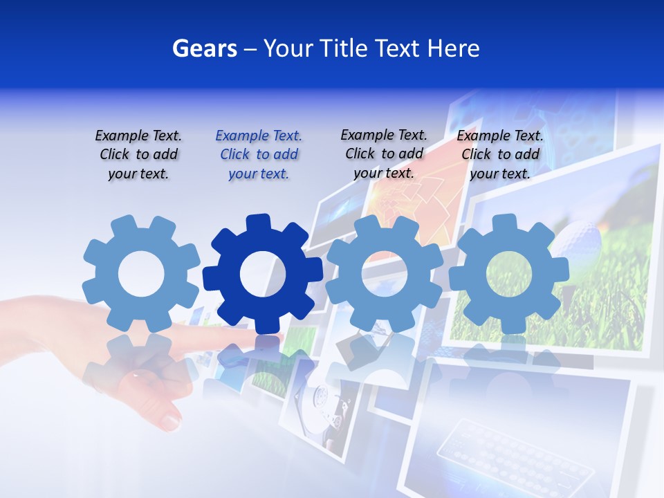Flat Widescreen Show PowerPoint Template