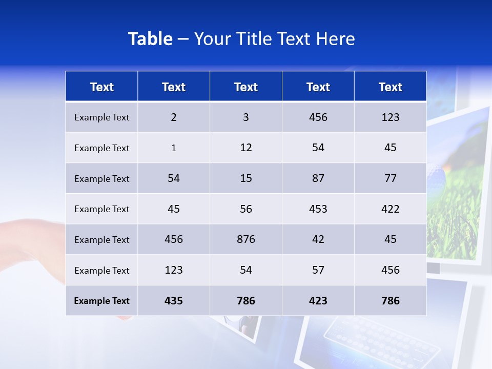 Flat Widescreen Show PowerPoint Template