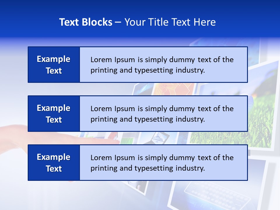 Flat Widescreen Show PowerPoint Template