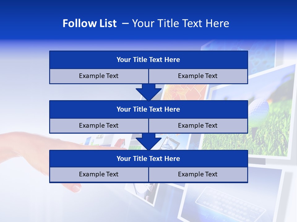 Flat Widescreen Show PowerPoint Template