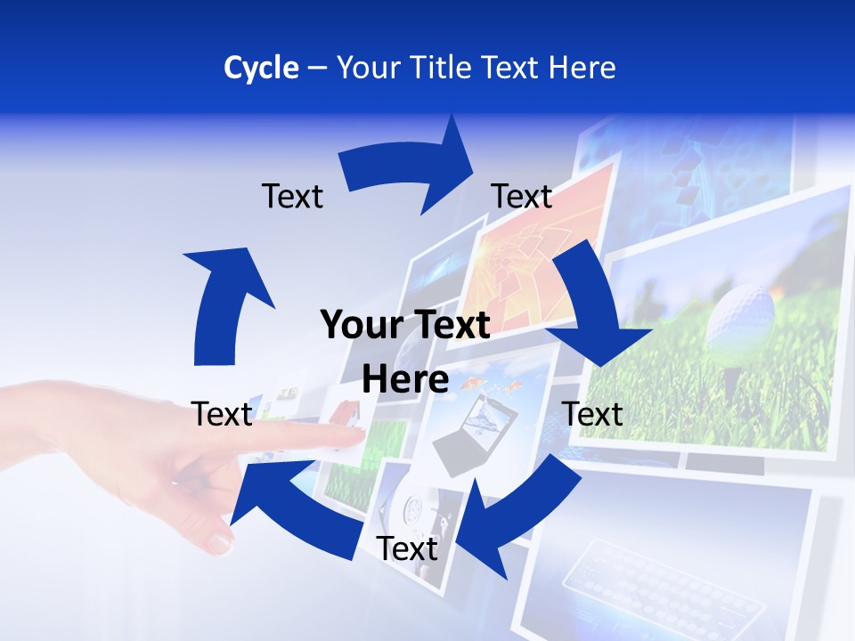 Flat Widescreen Show PowerPoint Template