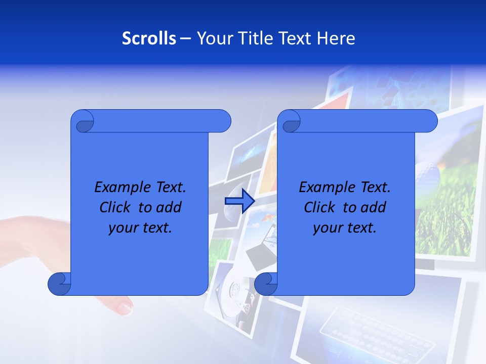 Flat Widescreen Show PowerPoint Template