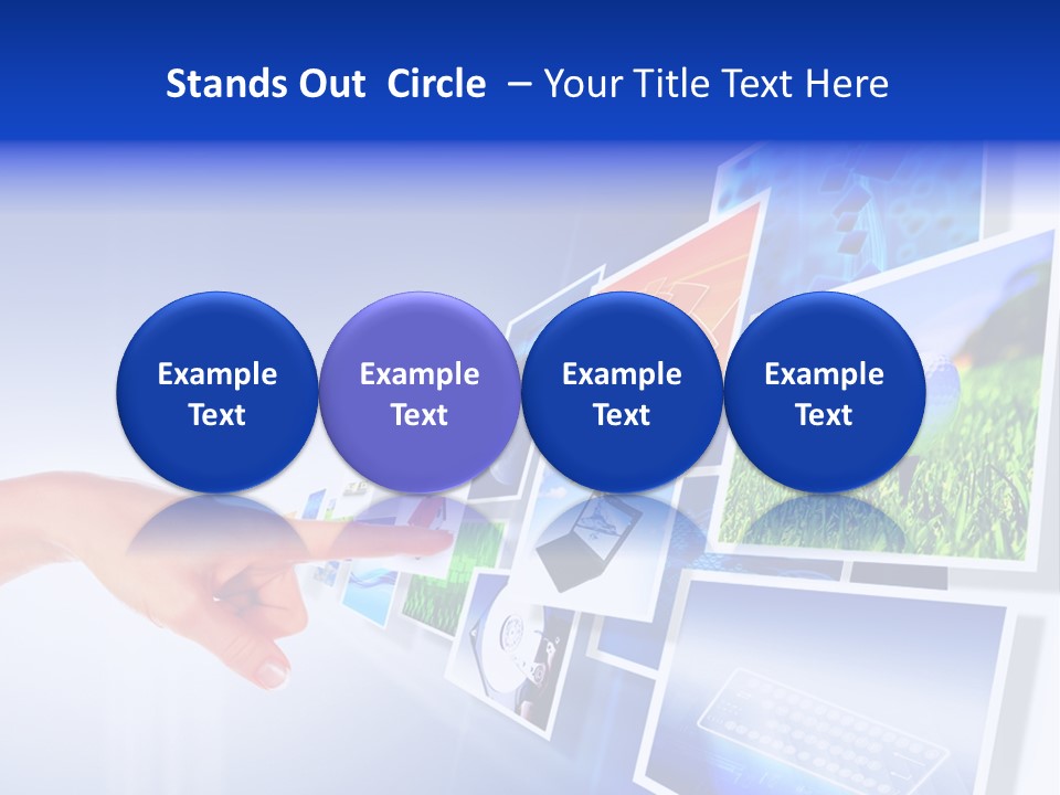 Flat Widescreen Show PowerPoint Template