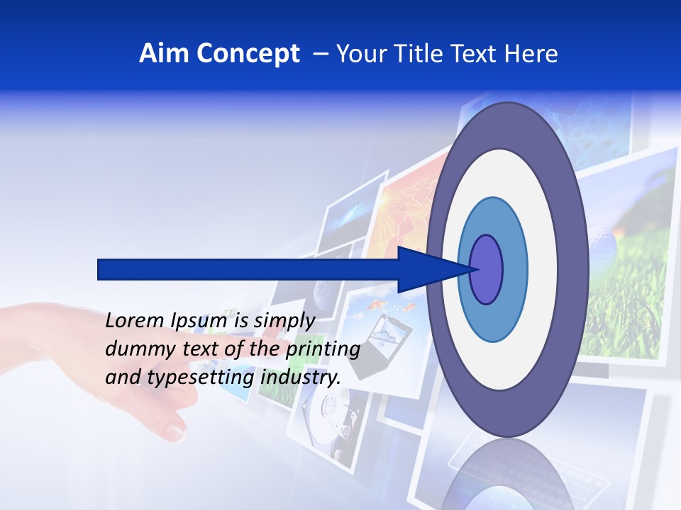 Flat Widescreen Show PowerPoint Template