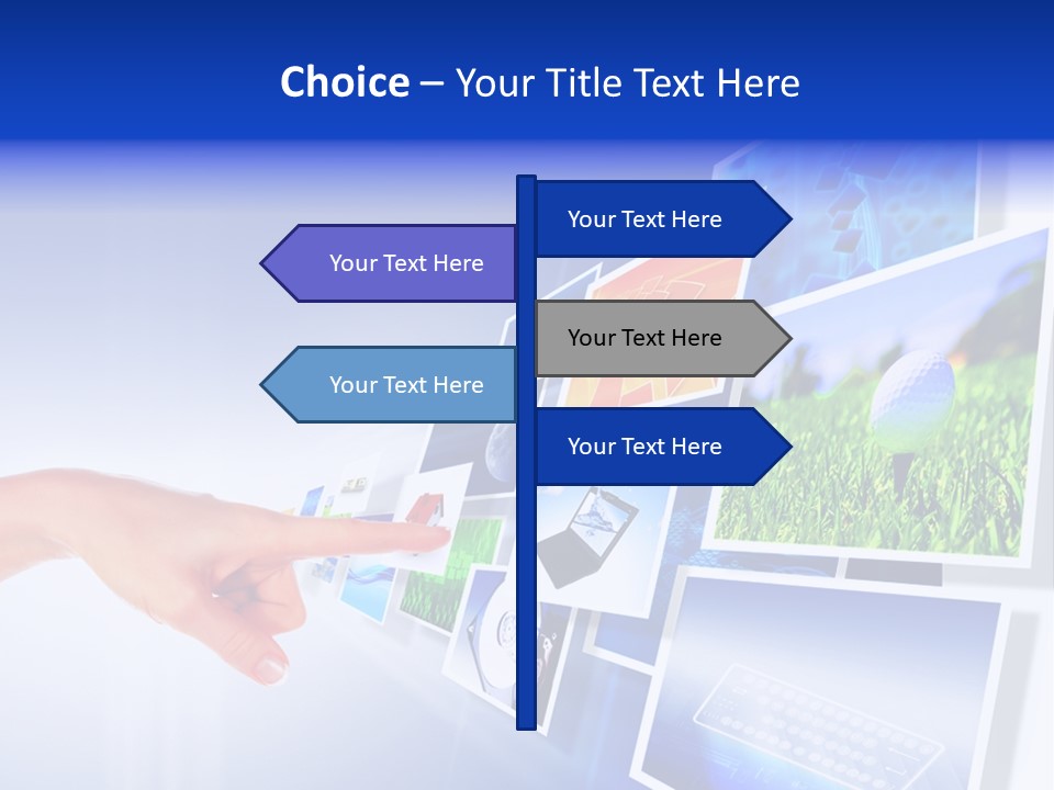 Flat Widescreen Show PowerPoint Template