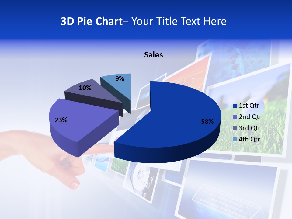 Flat Widescreen Show PowerPoint Template