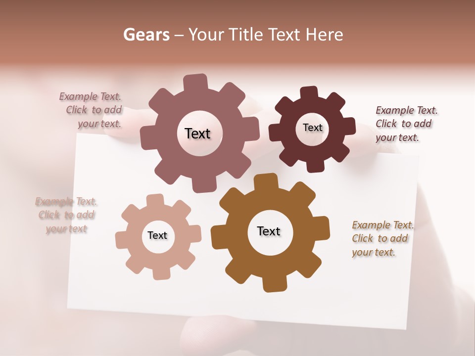 Thumb Showing Greeting PowerPoint Template