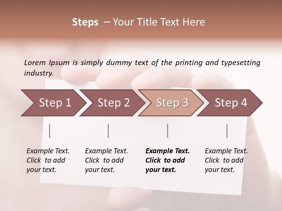 Thumb Showing Greeting PowerPoint Template