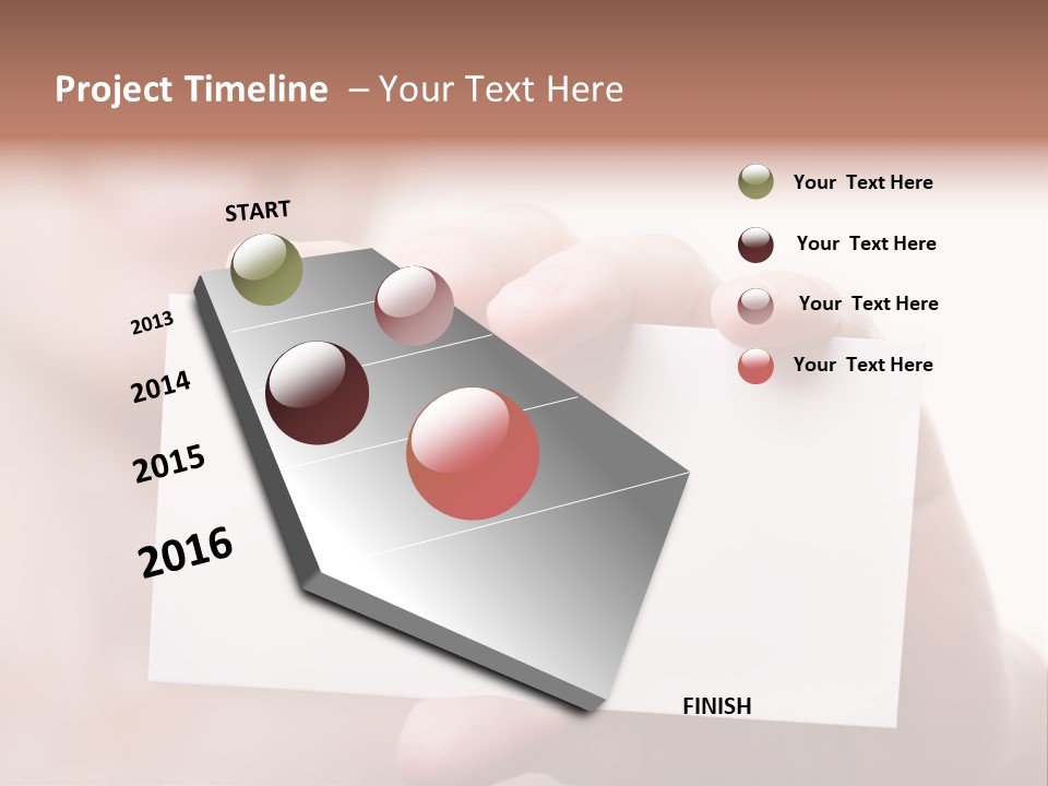 Thumb Showing Greeting PowerPoint Template