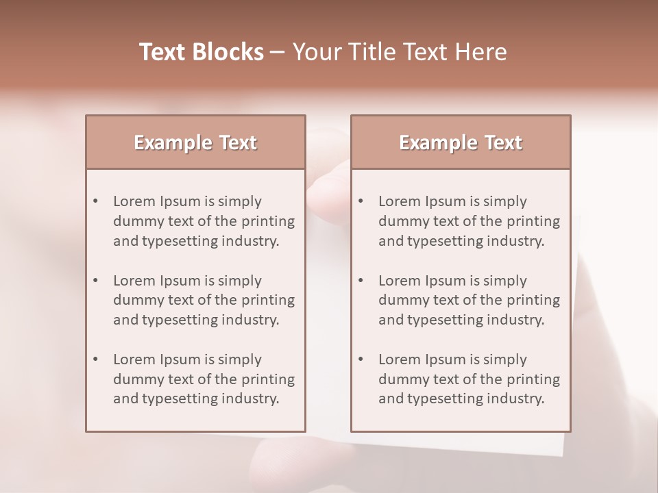 Thumb Showing Greeting PowerPoint Template