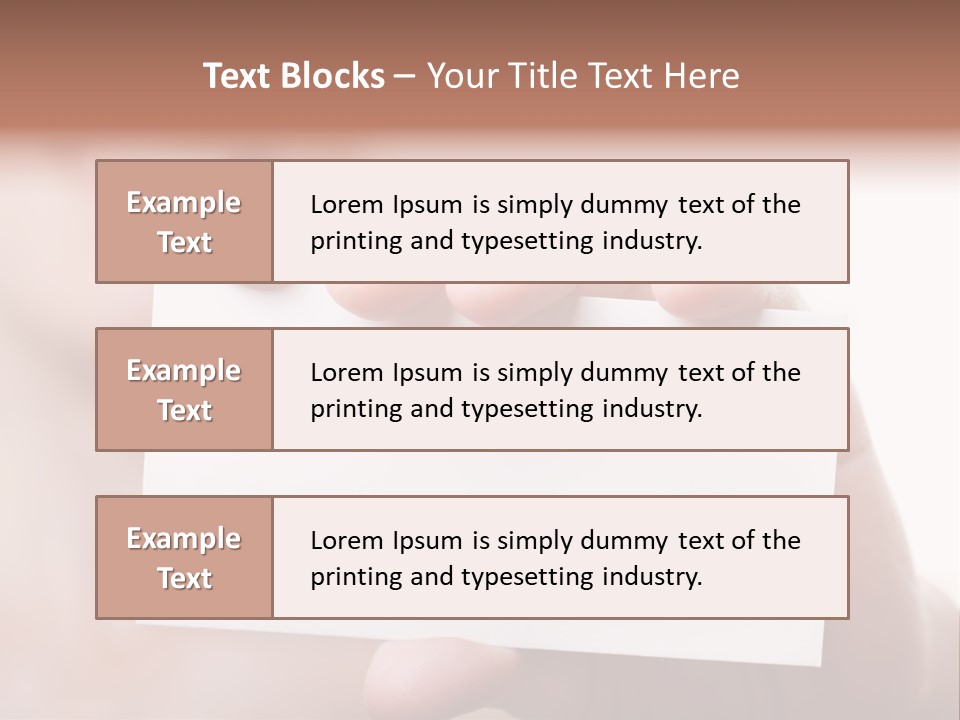 Thumb Showing Greeting PowerPoint Template