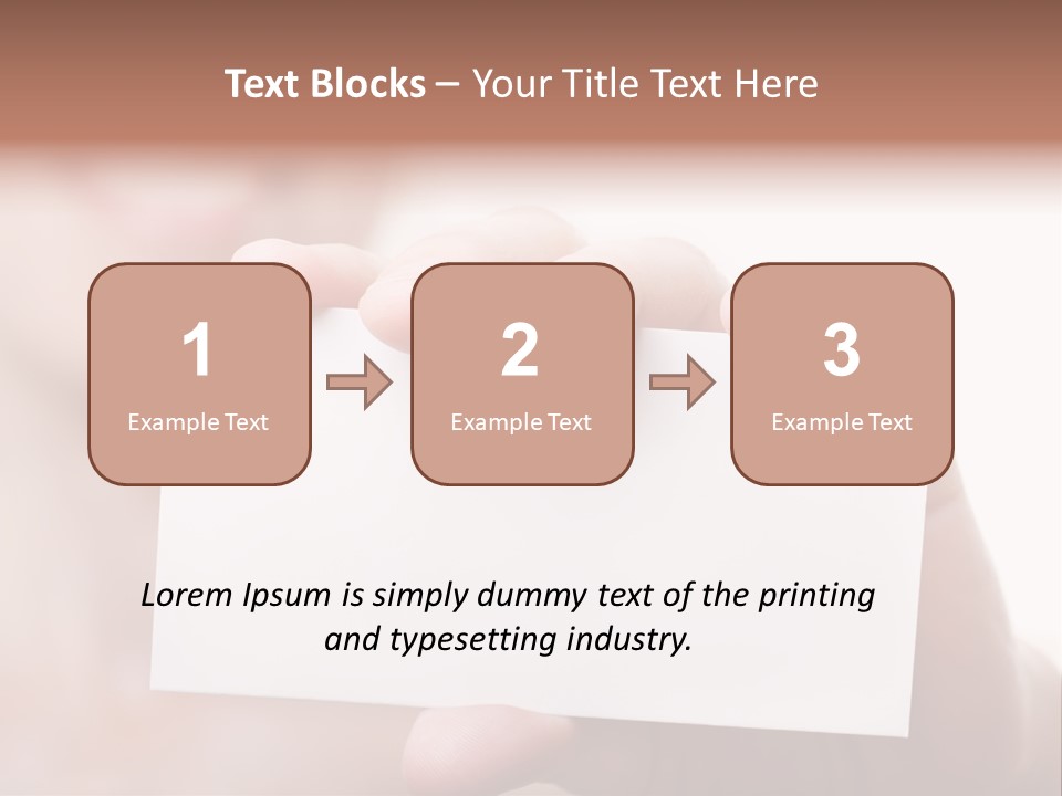 Thumb Showing Greeting PowerPoint Template