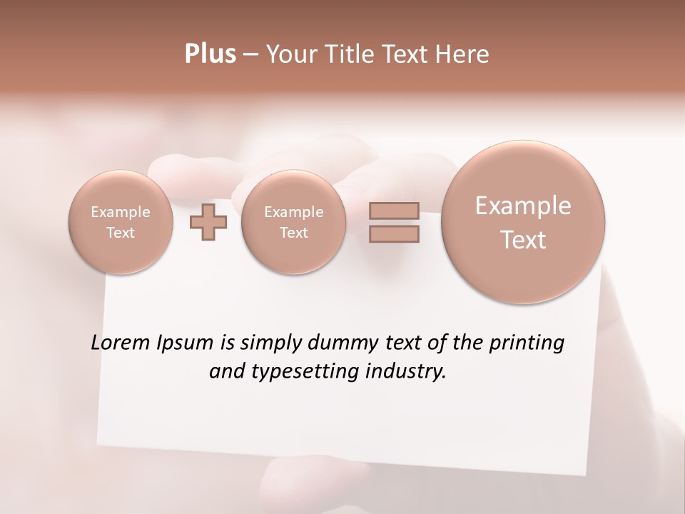 Thumb Showing Greeting PowerPoint Template