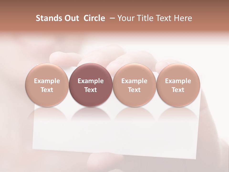 Thumb Showing Greeting PowerPoint Template