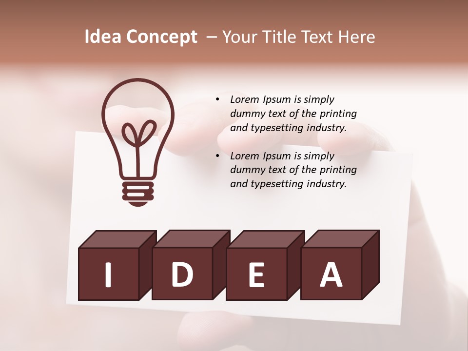 Thumb Showing Greeting PowerPoint Template