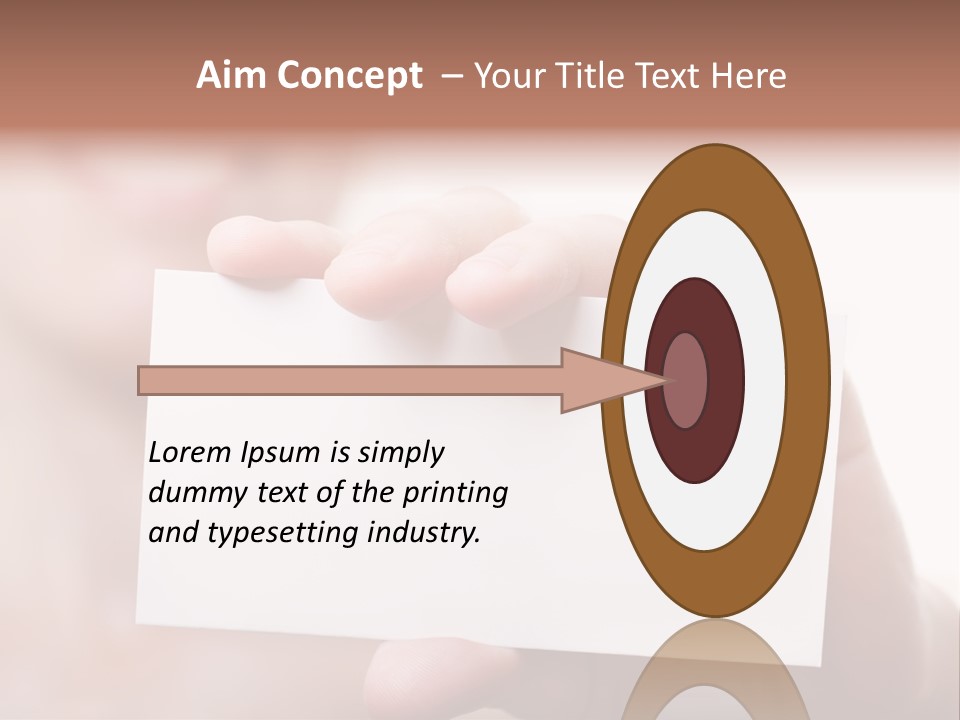 Thumb Showing Greeting PowerPoint Template
