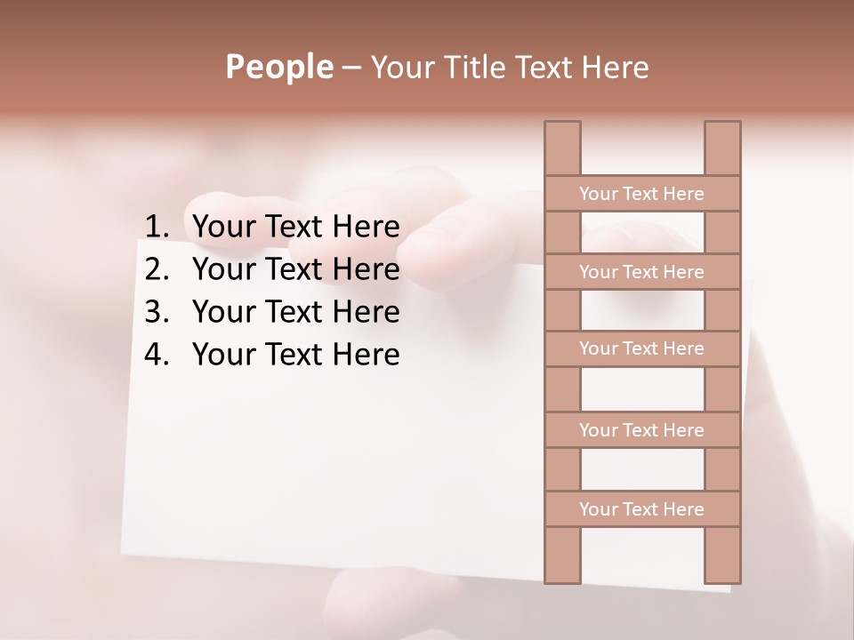 Thumb Showing Greeting PowerPoint Template