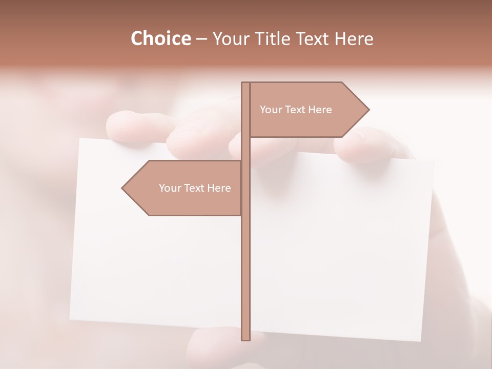 Thumb Showing Greeting PowerPoint Template