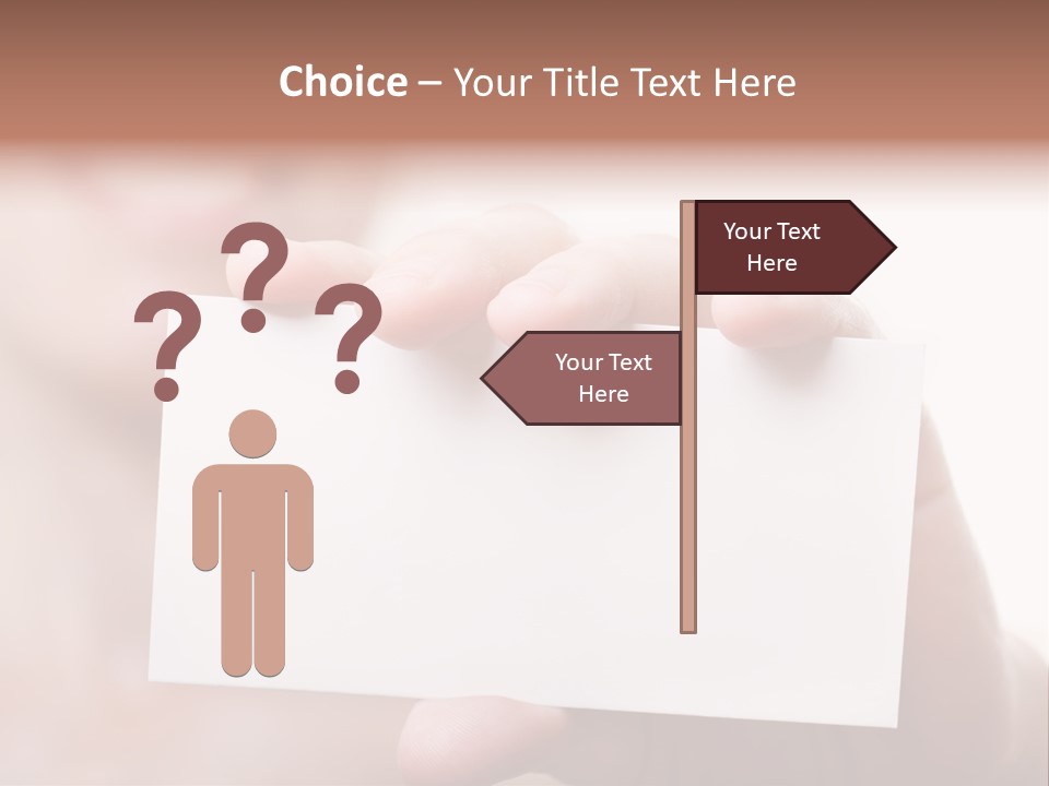 Thumb Showing Greeting PowerPoint Template
