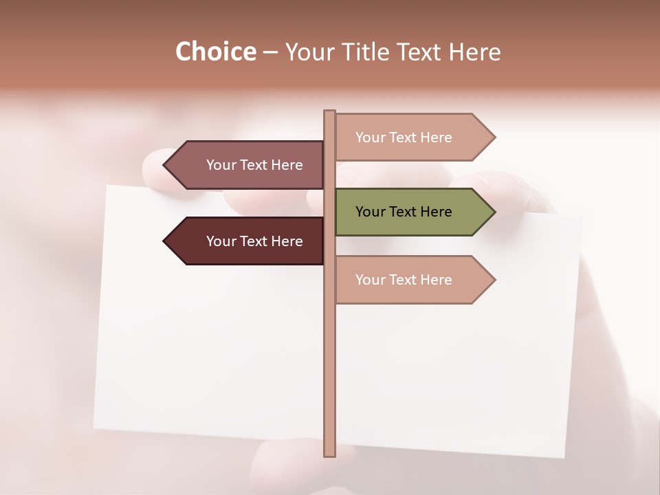 Thumb Showing Greeting PowerPoint Template