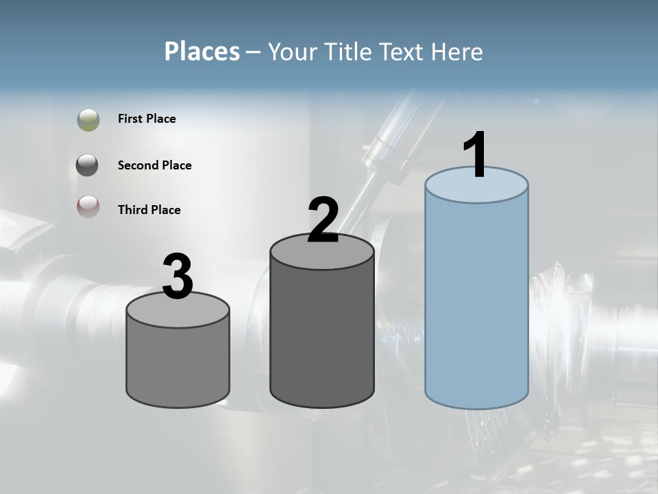Drill Part Technology PowerPoint Template