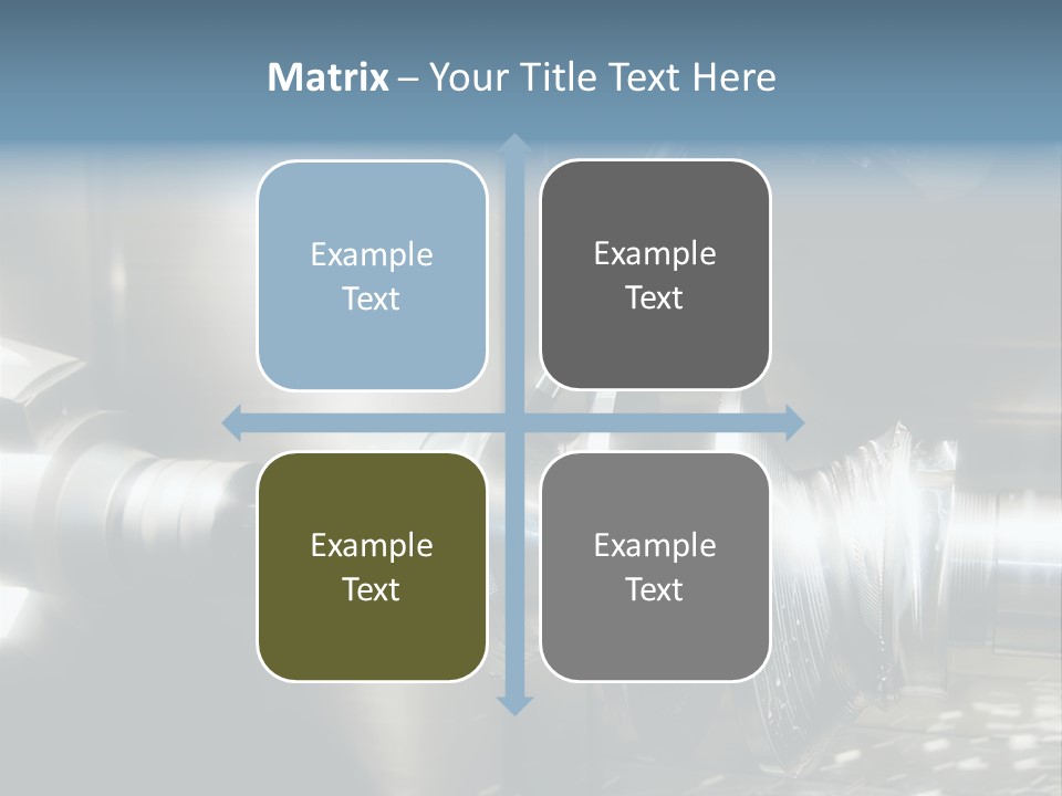 Drill Part Technology PowerPoint Template