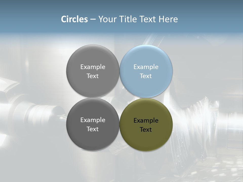 Drill Part Technology PowerPoint Template