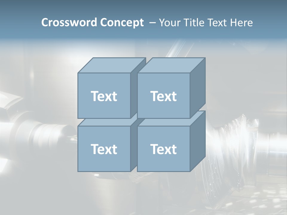 Drill Part Technology PowerPoint Template