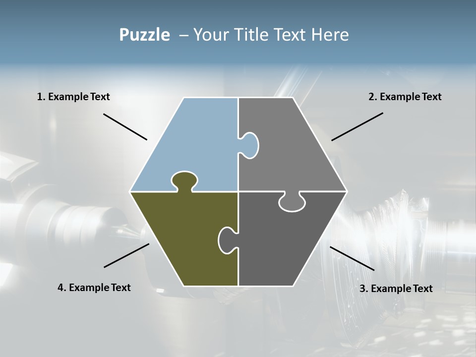 Drill Part Technology PowerPoint Template